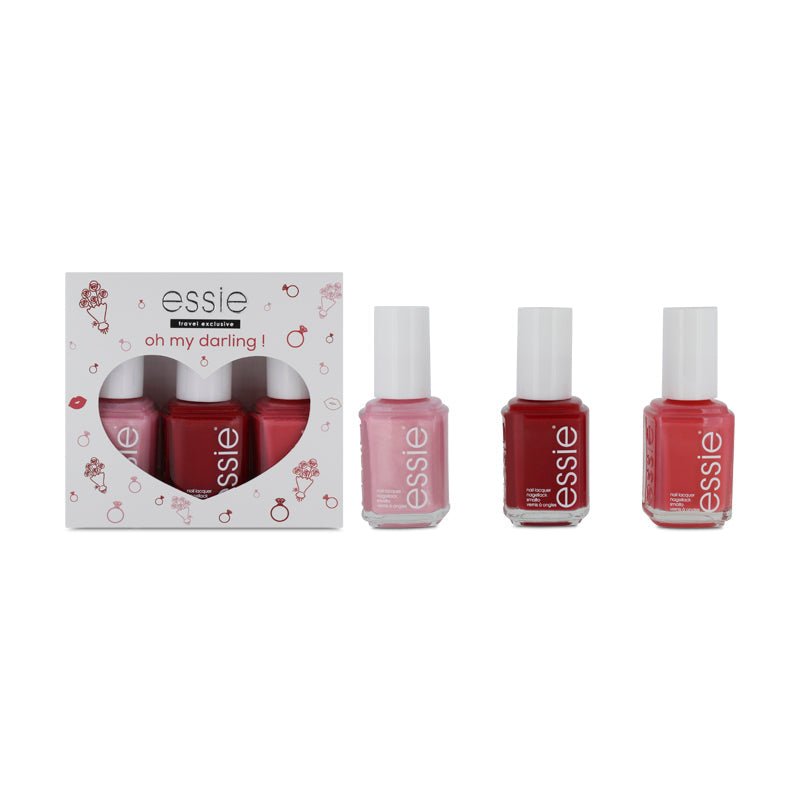 Essie Oh My Darling Pink & Red Nail Polish Gift Set