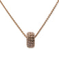 Swarovski Stone Rose Gold Necklace