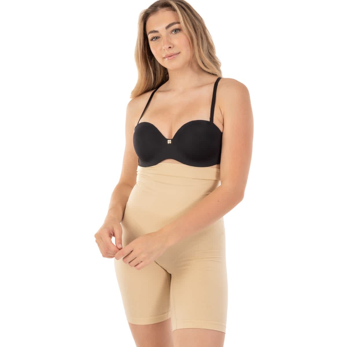 Body Beautiful Women's Seamless High-Waisted Shaping Boy Shorts