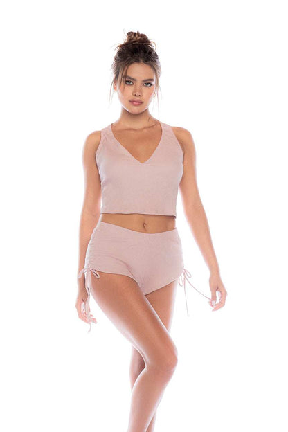 Mapale 7570 Women's Two Piece Set Rose