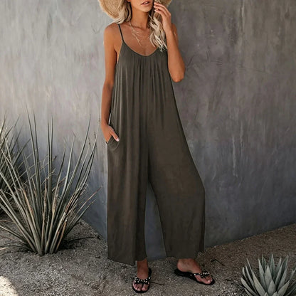 Casual Sleeveless Jumpsuit
