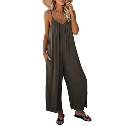 Casual Sleeveless Jumpsuit