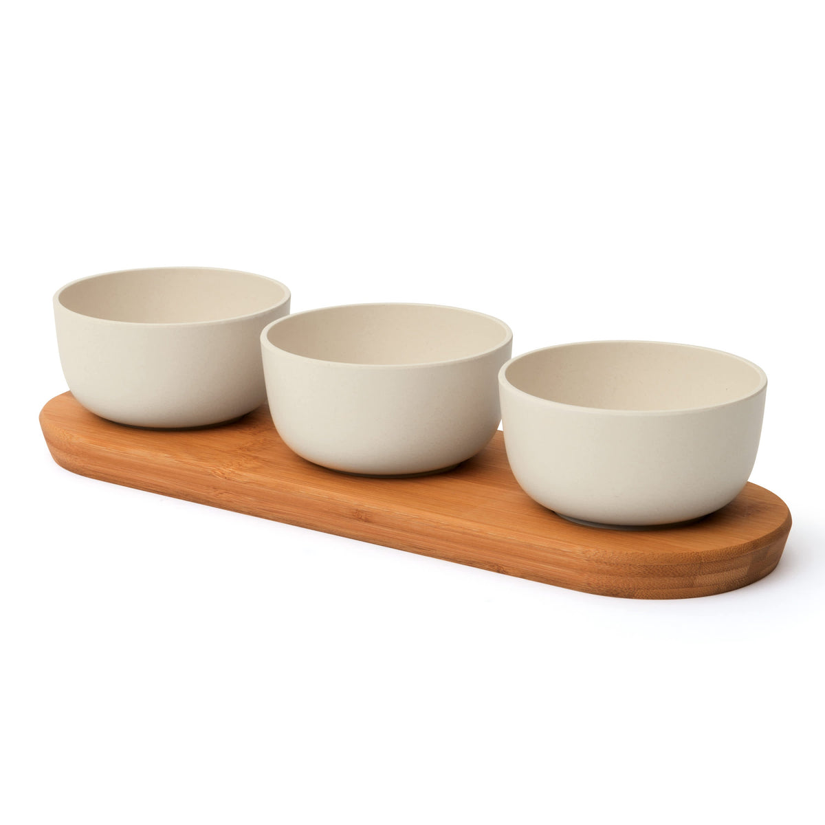 BergHOFF Leo 4pc Bamboo Appetizer Set, 0.29qt.