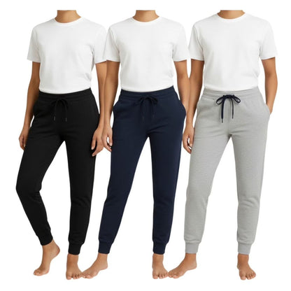 BenBen Womens 3 Pack Fleece Ultra Soft Jogger