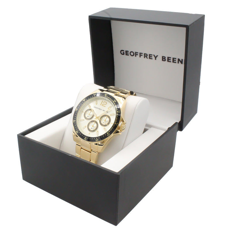 Geoffrey Beene Gold Men's Watch GB8068GDCHBK