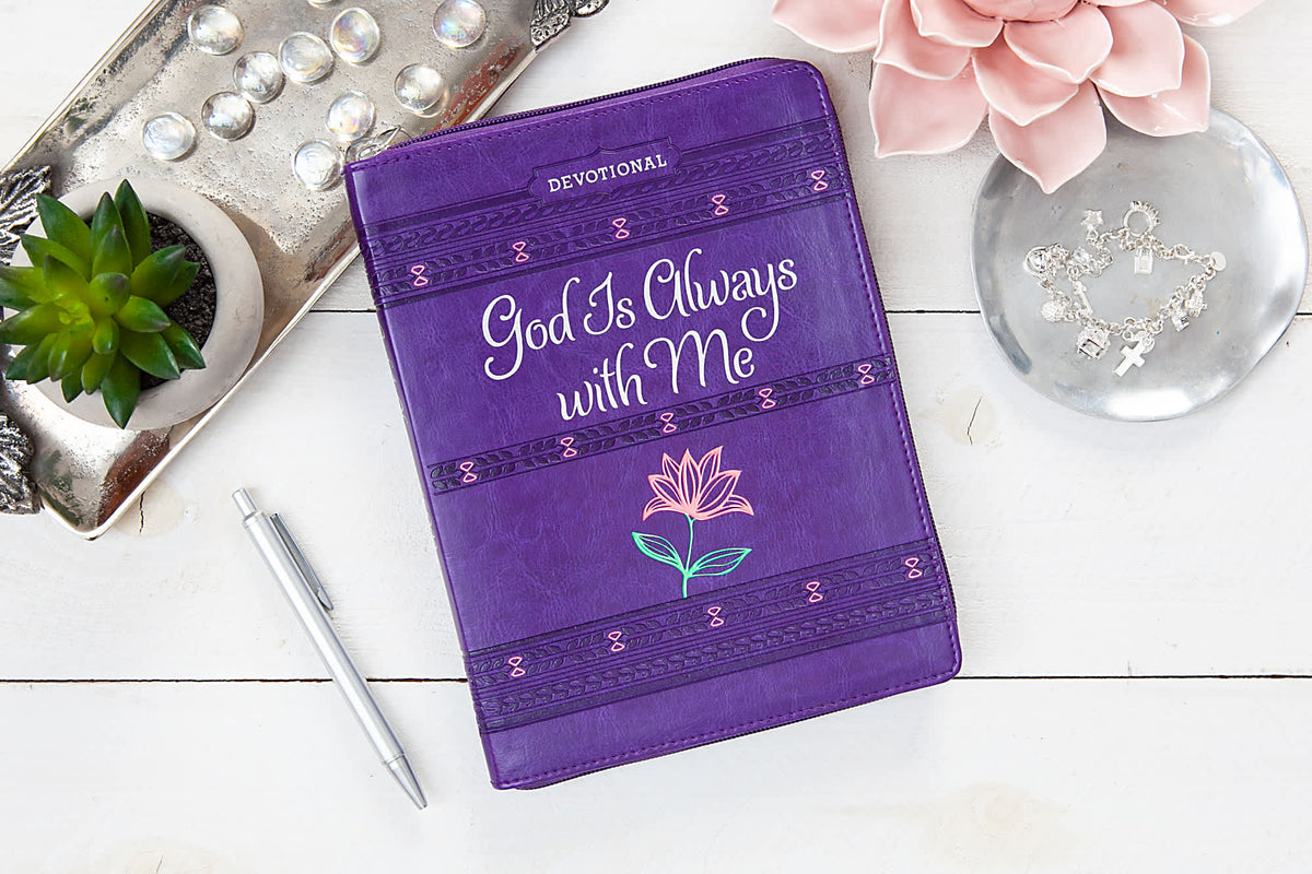 God is Always with Me (Zippered Devotional)
