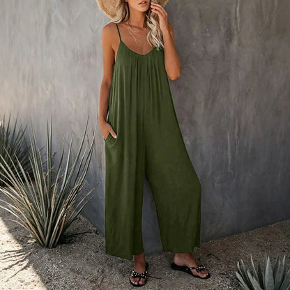 Casual Sleeveless Jumpsuit