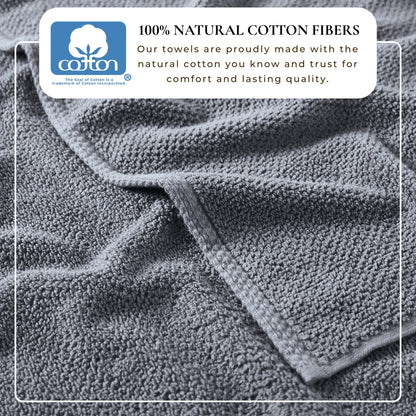 Cotton Textured Bath Towel Set - Acacia Collection