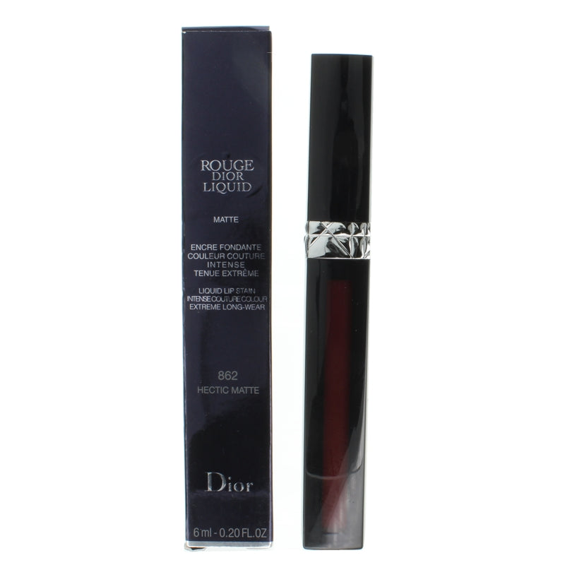 Dior Rouge Liquid Matte Red Lipstick 862 Hectic Matte