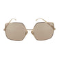 Fendi Pink Flash Square Ladies Sunglasses 0439/S 0DDB