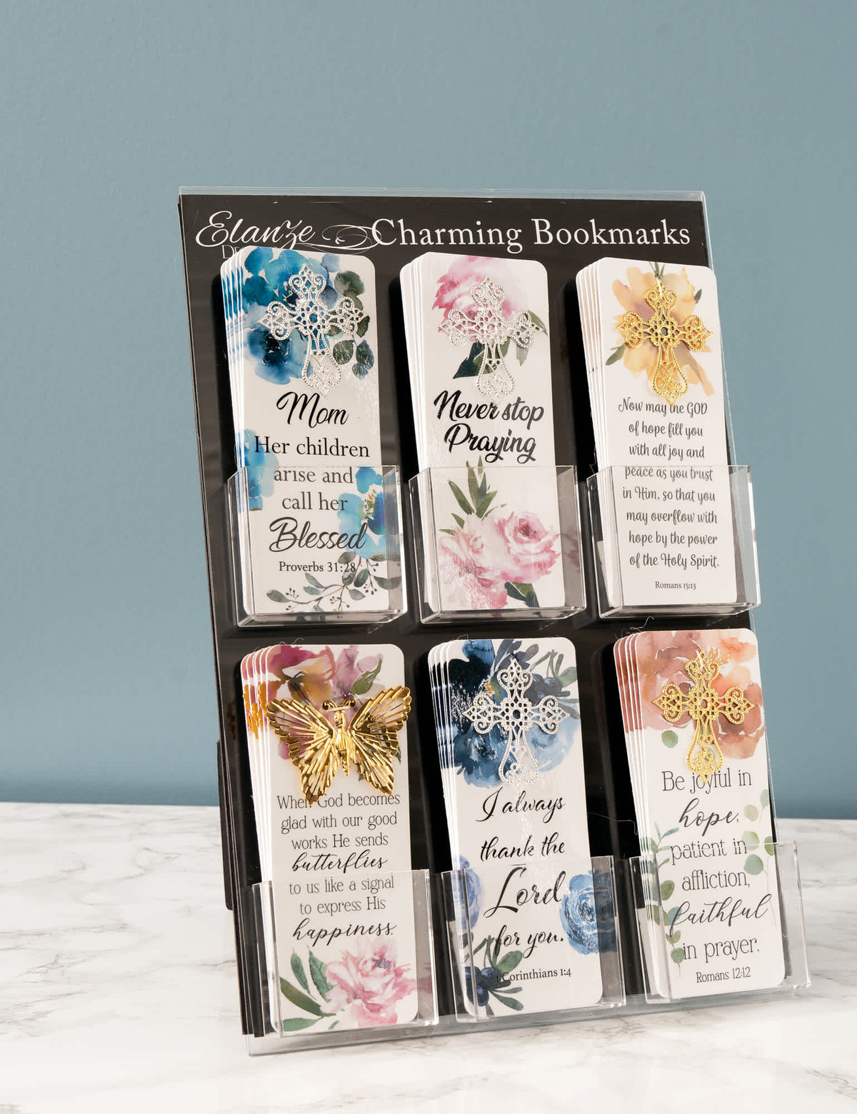 Board & Assortment Embellished Charming Bookmarks