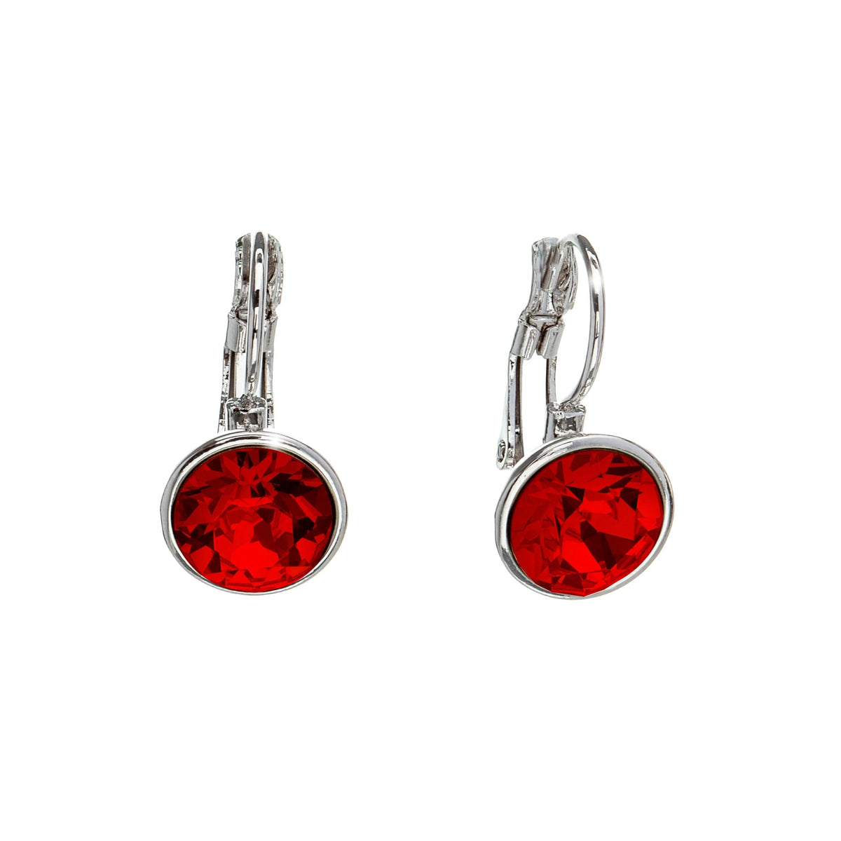 Classic Leverback Earrings with Sparkling Swarovski Crystals by callura