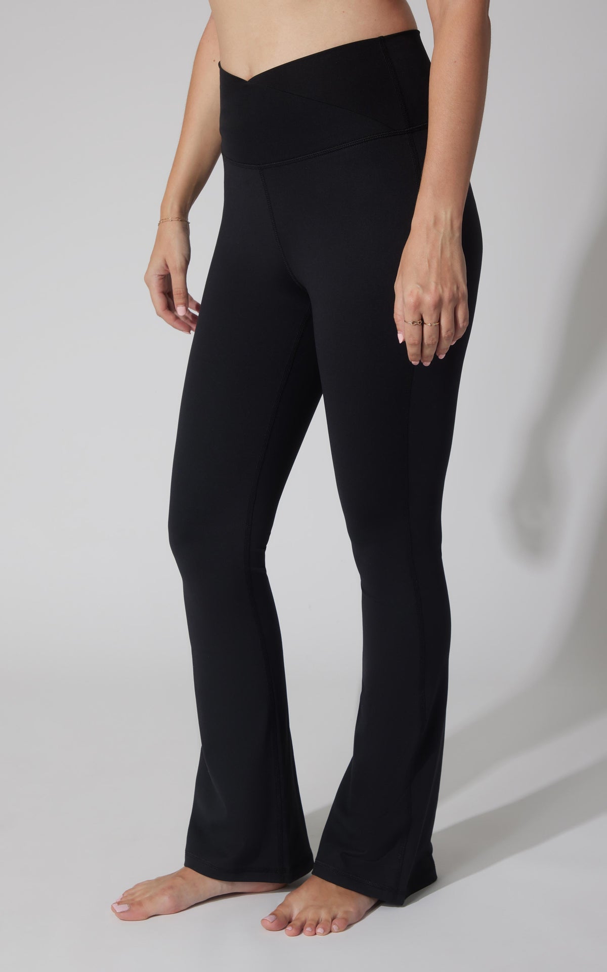 90 Degree by Reflex Lux Madison Crossover Waist 7/8 Flared Leg