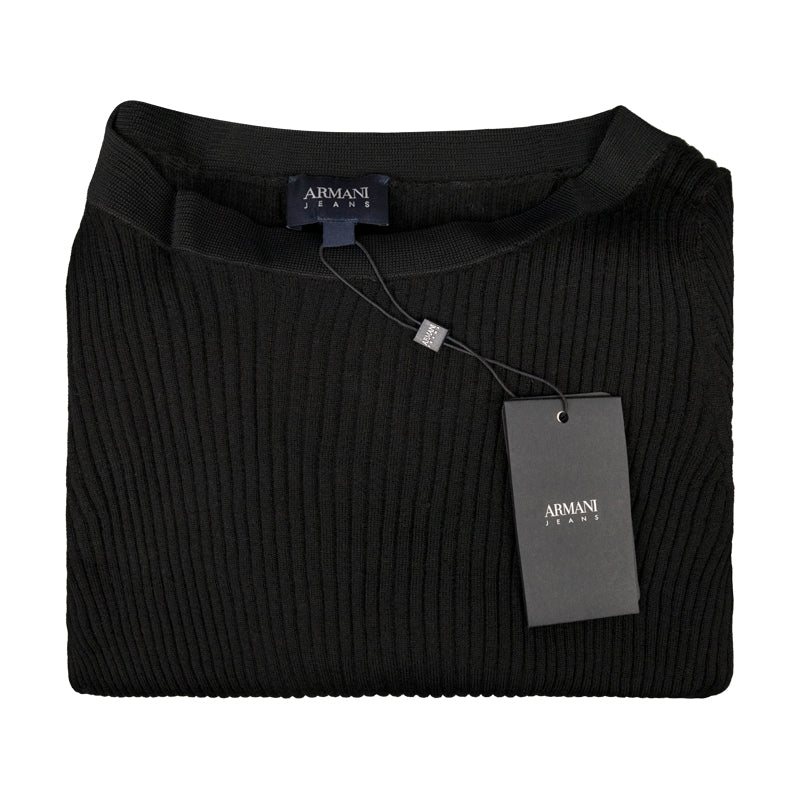 Armani Black Pink & White Ladies Jumper  - Size 8