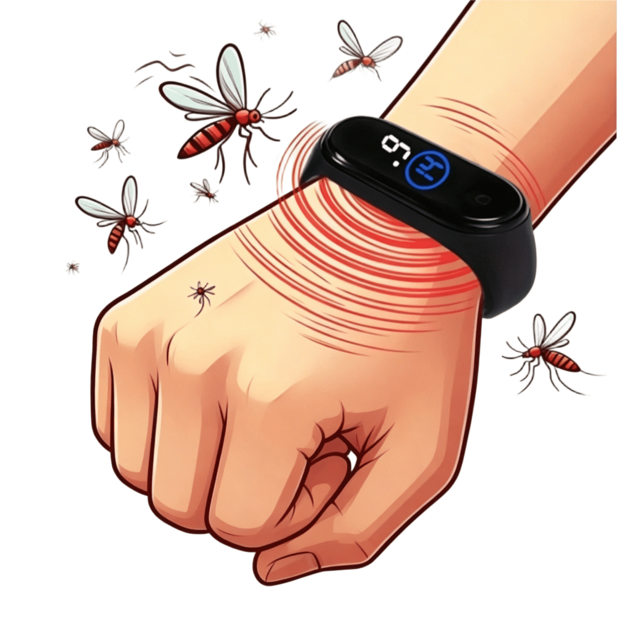 Electronic Mosquito Repellent Wristband