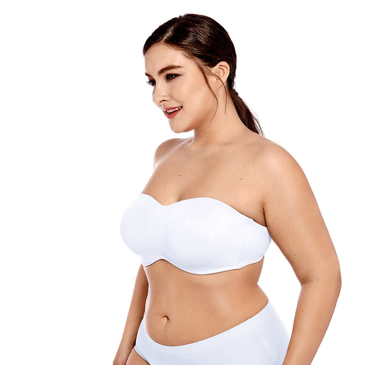 Seamless Minimizer Strapless Underwire Bra
