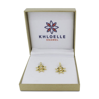 Wheel Earrings Gold Khloelle LC0070802