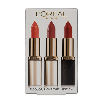 L'Oreal Colour Riche 3 Lipstick Gift Set 4,8g each
