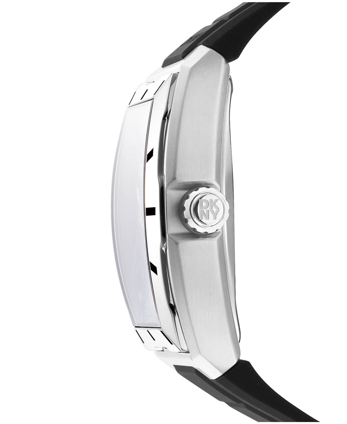 Dk1g048p0025 ACTIVE Urban Automatic Silicone Strap Black Dial Silver Men's Watch