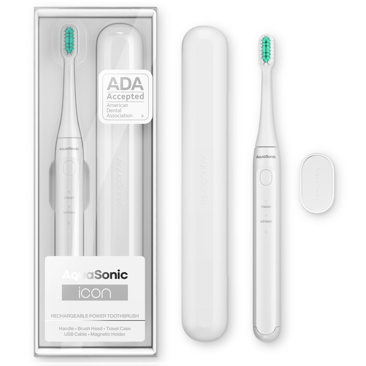 Aquasonic Icon Rechargeable Power Toothbrush