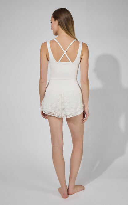 90 Degree by Reflex Lux Veda Bra Tank & Skort Set