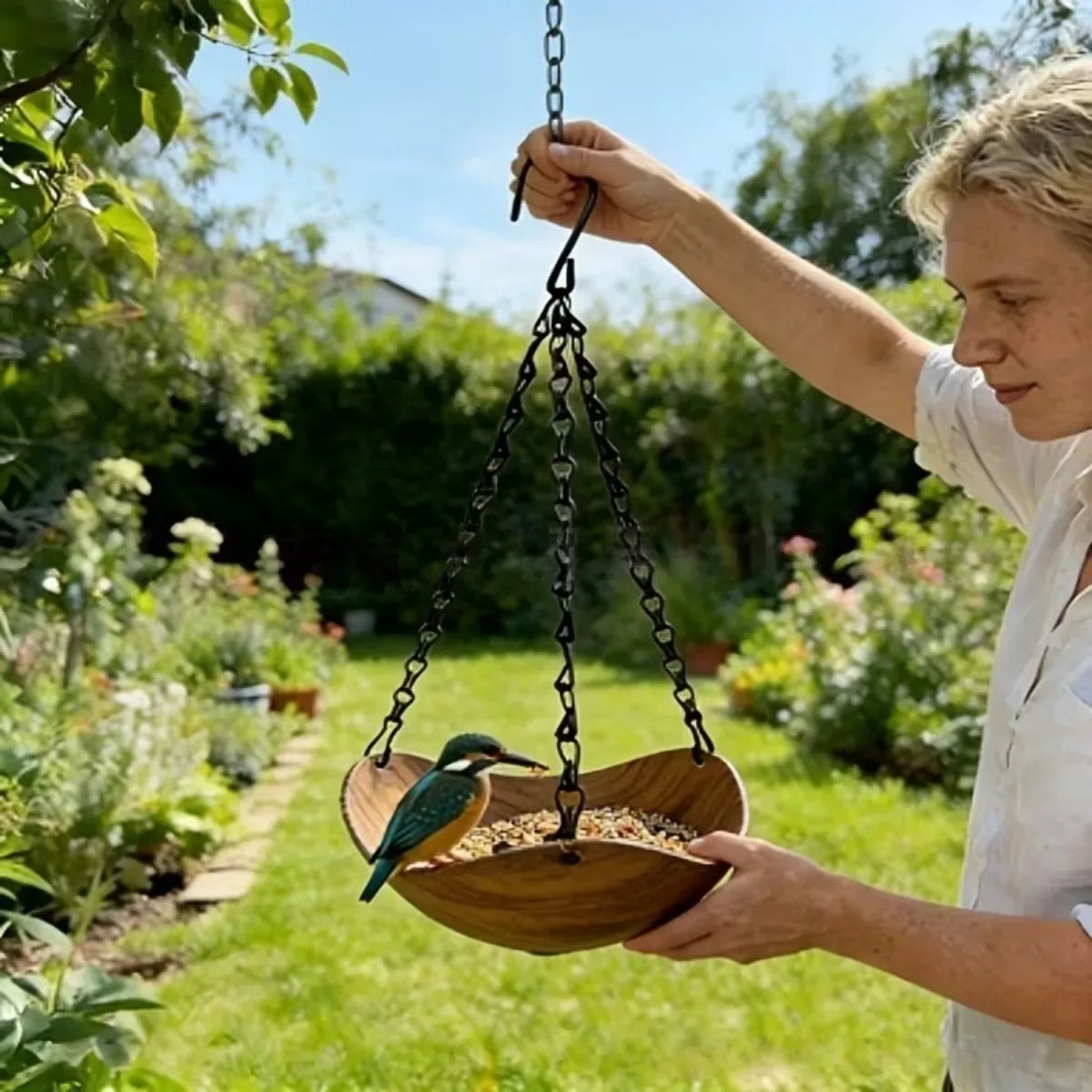 Garden Wildlife Durable Hanging Bowl