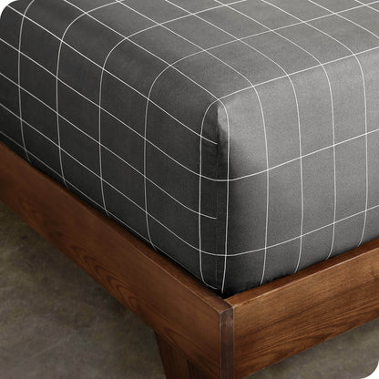 Bare Home Double Brushed Fitted Sheet