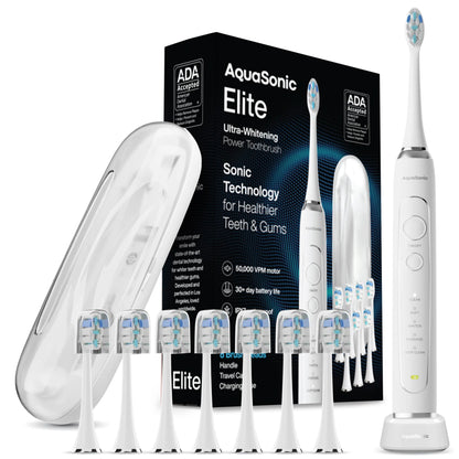 AquaSonic Elite - Ultra-Whitening Rechargeable Toothbrush