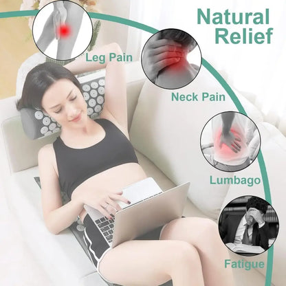 Acupressure Mat & Pillow Set with Storage Bag