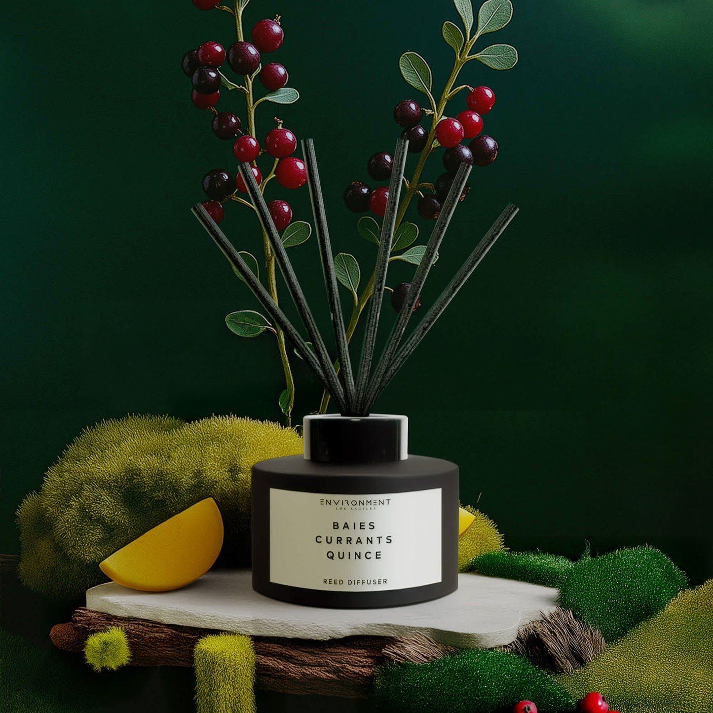 ENVIRONMENT 200mL Reed Diffuser Baies Currants Quince