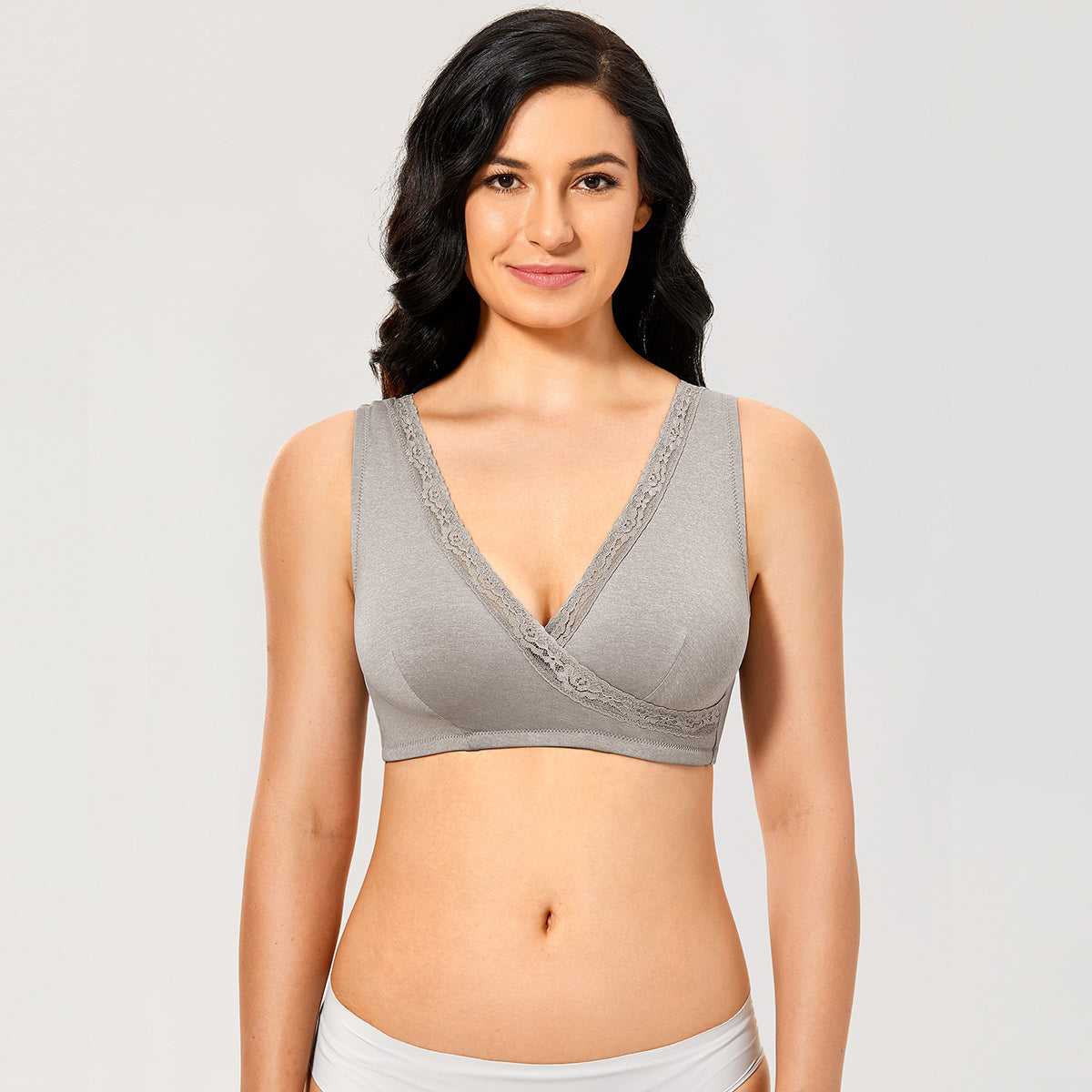 Front Crossover Wireless Nursing Bra