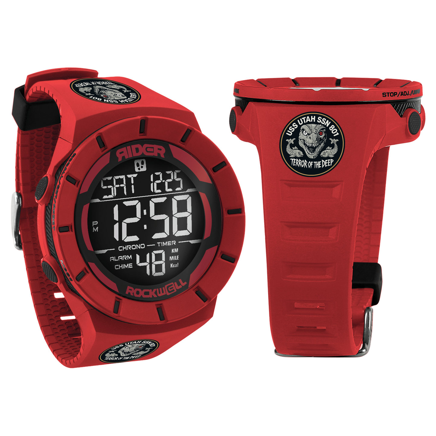 Coliseum Fit™ (Phantom Black) Watch - USS Utah Edition