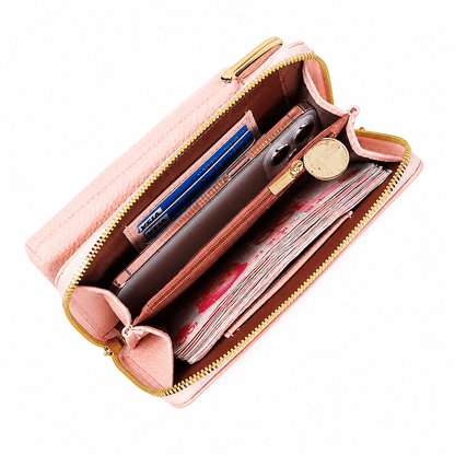 Clip Zip Crossbody Wallet