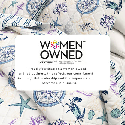 Azure Collection Coastal Quilt Set