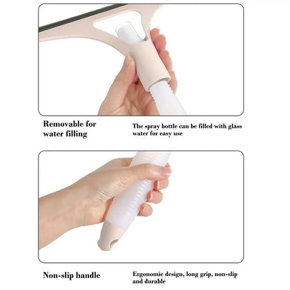 2-in-1 Window Squeegee with Spray Bottle