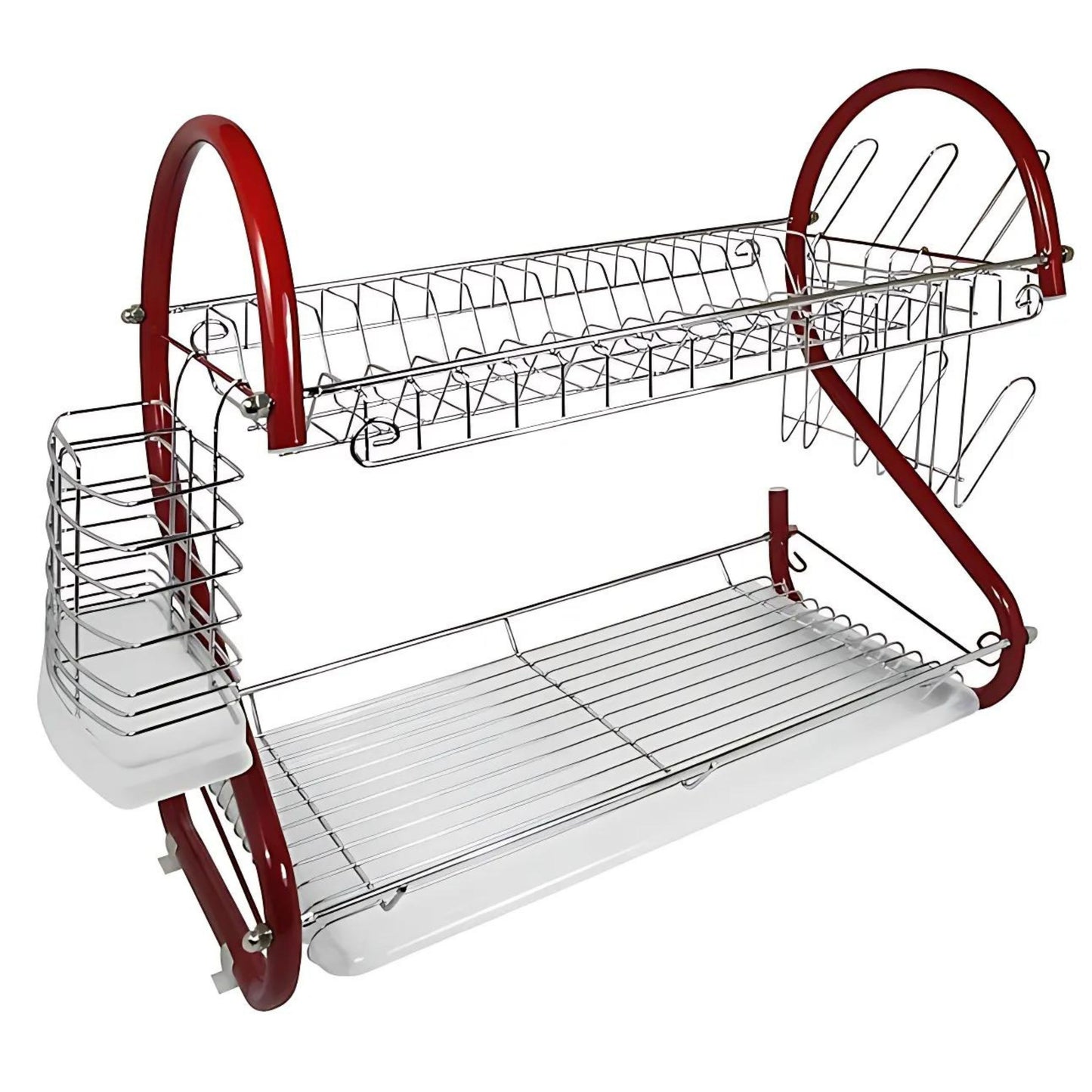 Better Chef 22-Inch 2-Tier Chrome Dish Rack