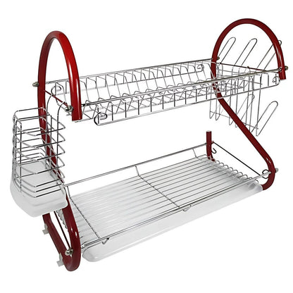 Better Chef 22-Inch 2-Tier Chrome Dish Rack