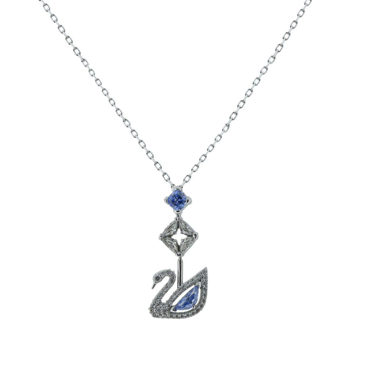 Swarovski Dazzling Blue Swan Necklace 5530625