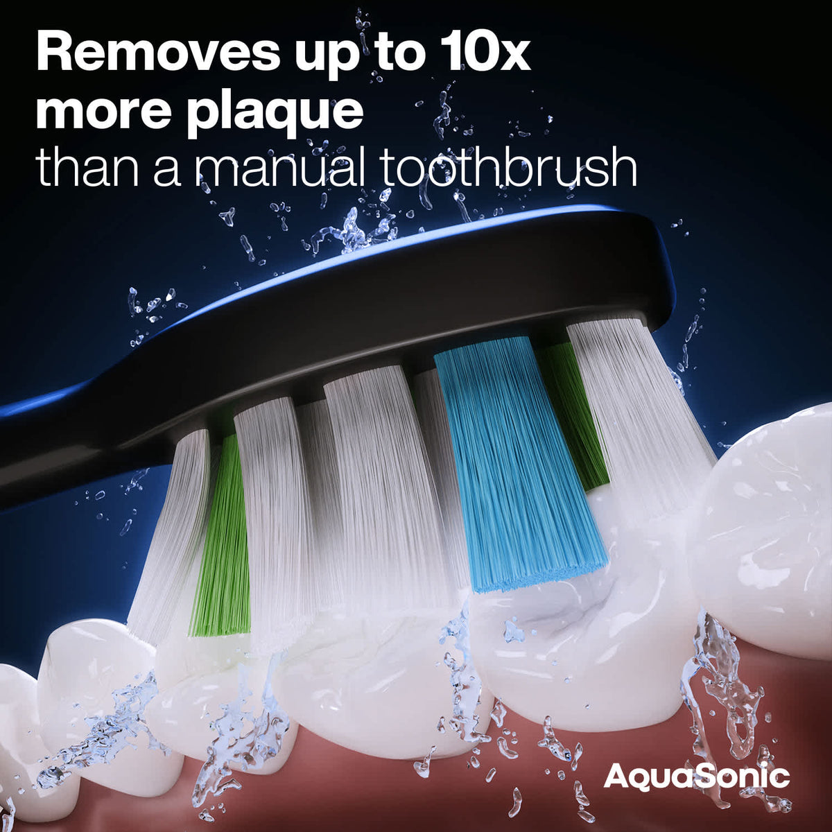 Aquasonic Clinical AQ Ultra-Whitening Smart Toothbrush with Touchscreen