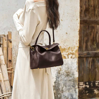 Cloud Leather Satchel Bag