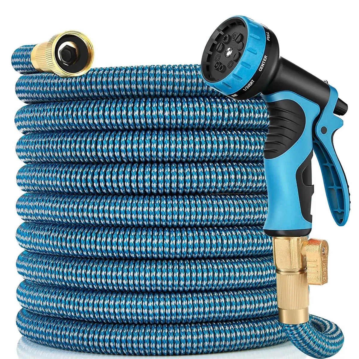 Anti-Kink Outdoor Garden Hose with Spray Gun