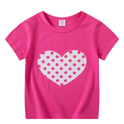 Cartoon Short Sleeve T-shirt for Kids (Boys & Girls)