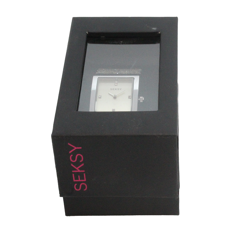 Sekonda Seksy Champagne Dial Glitter Leopard Ladies Bracelet Watch 2851