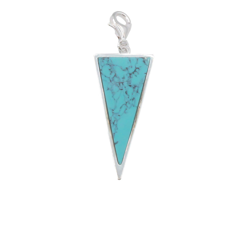 Thomas Sabo Triangle Charm Sterling Silver Turquoise