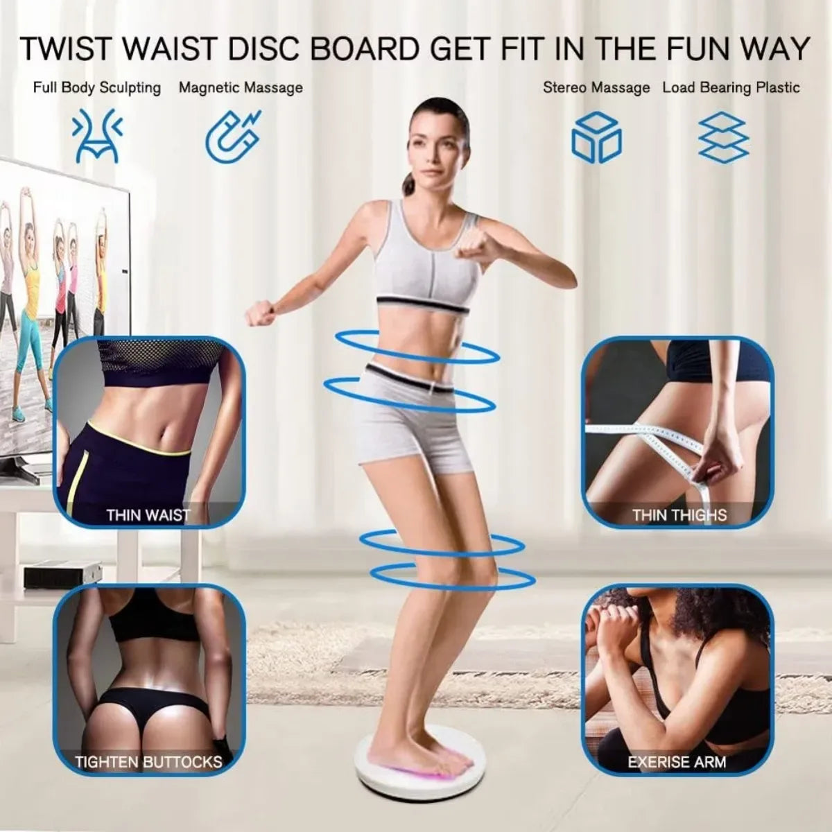 Enlarged Foot Plate Twist Board