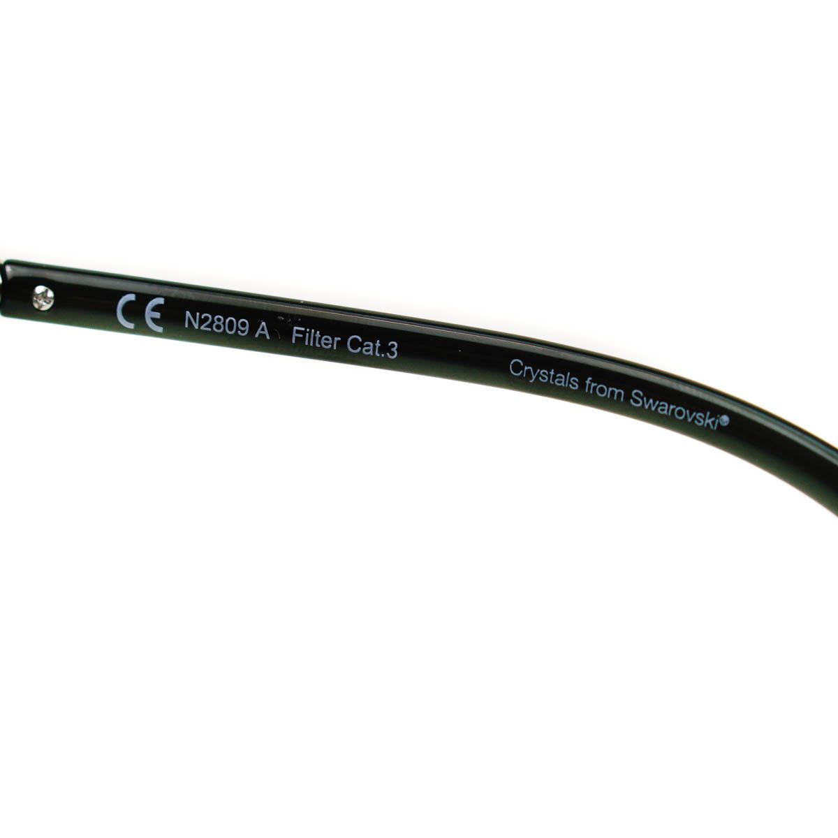 Seksy Swarovski Women's Sunglasses Crystal Black N2809A
