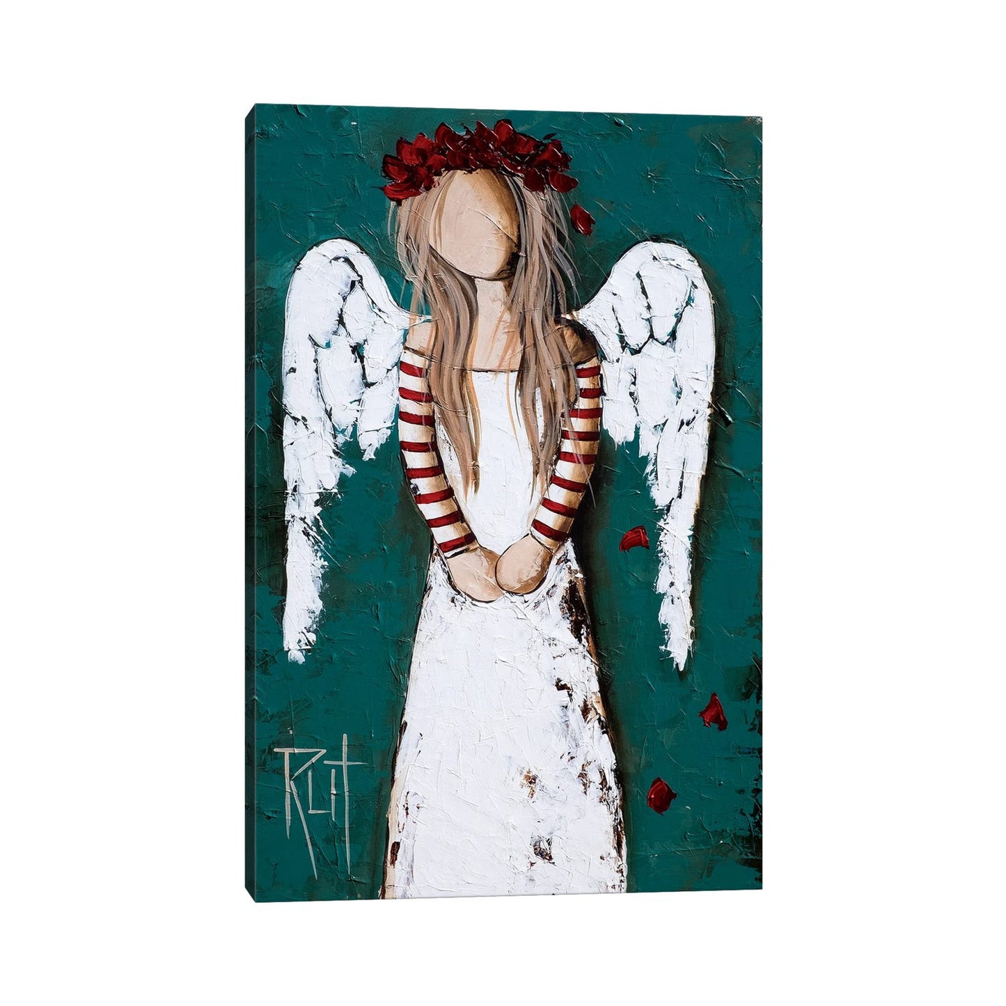 Feathery by Ruth's Angels - Canvas Gallery Wrap