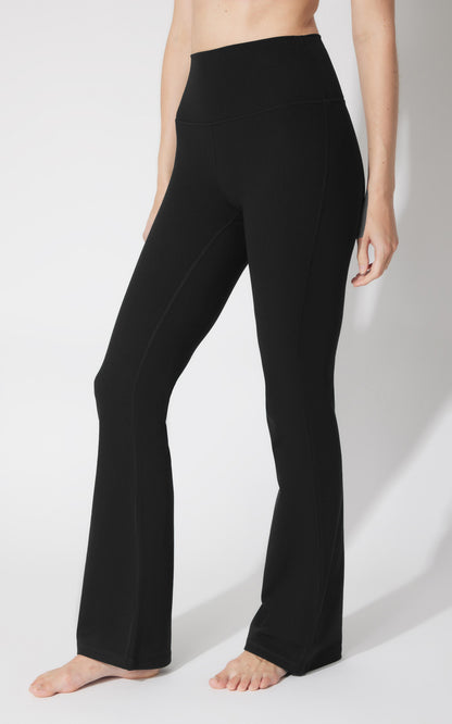 90 Degree by Reflex Felix Lux Ribbed Everyday Elastic Free Flare Leg Pant