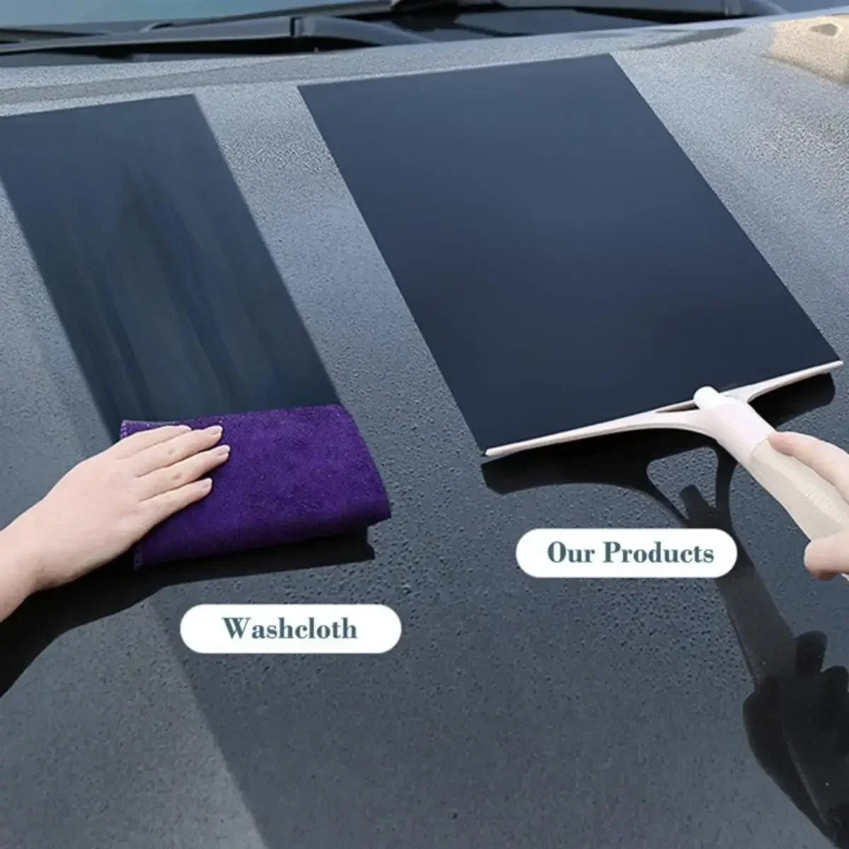 2-in-1 Window Squeegee with Spray Bottle