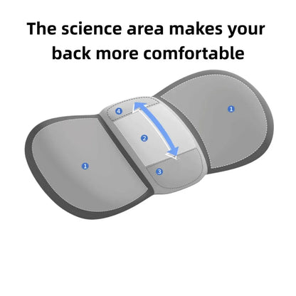 Ergonomic Memory Foam Lumbar Pillow